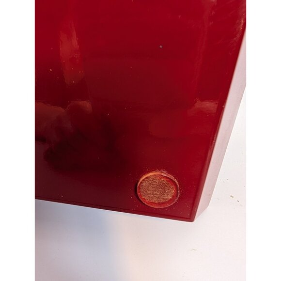 Michel Design Works Decoupage Wooden Tray 20" Red Lillie's Amaryllis WT144 - Picture 12 of 12